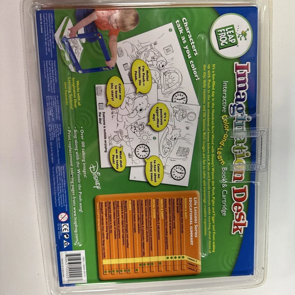 Leap Frog Imagination Desk Life Lesson‎ 1 - Cartridge + Book